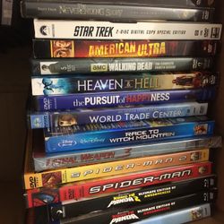 Lot Of 133 DVDs,18 Blu Rays And 8 VHS $95 OBO 
