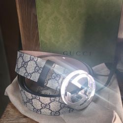 Gucci Belt Mens 36 With Receipt 