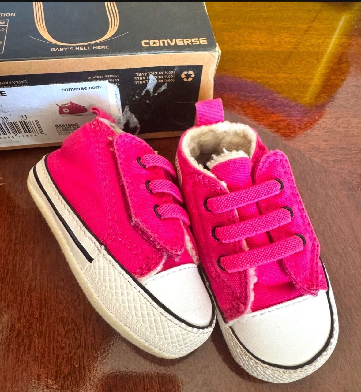 Baby Girl Converse Size 2
