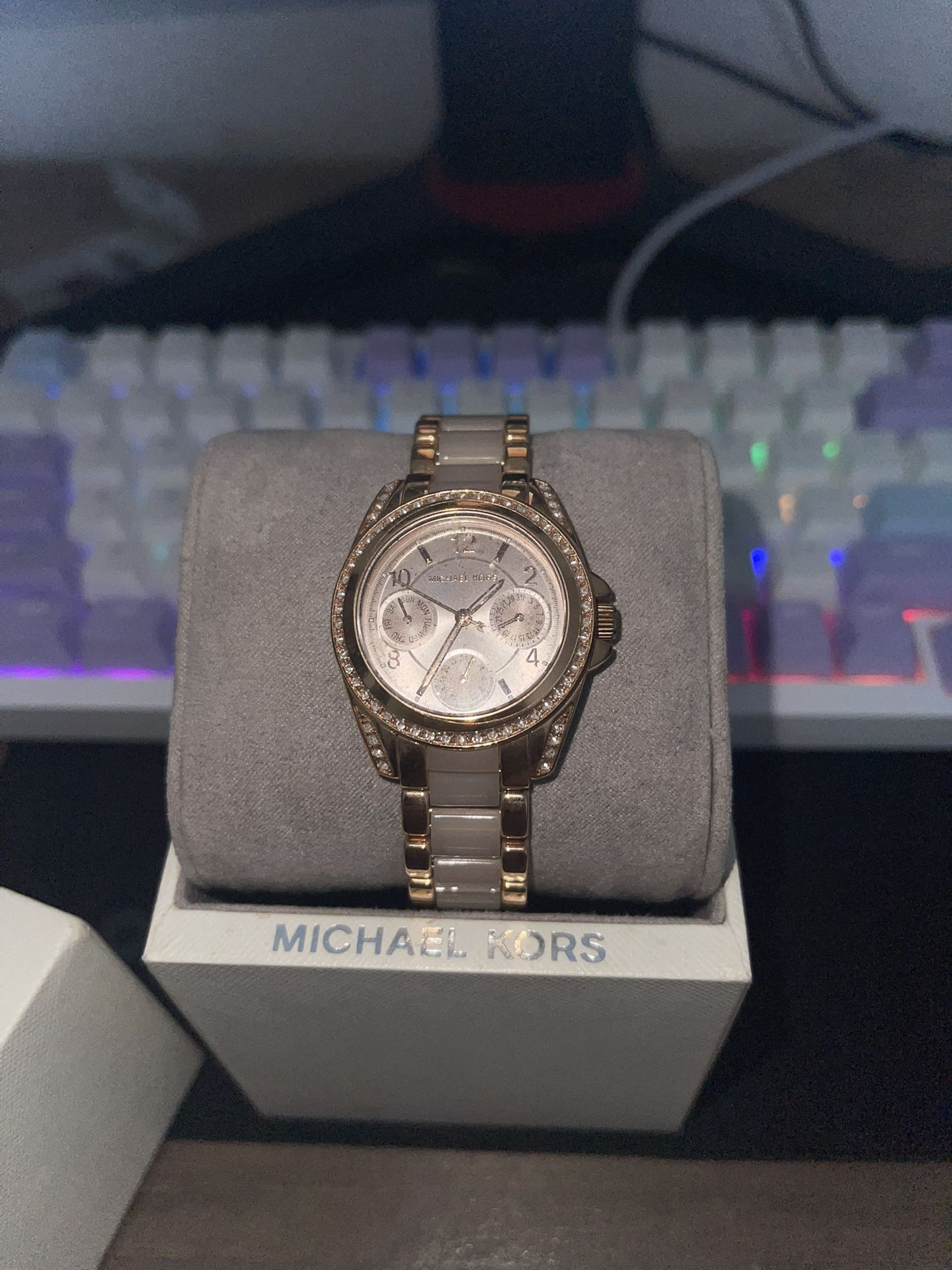 Michael Kors Two tone rose gold watch