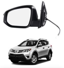 Driver Side Mirror for Toyota RAV4 2019–2025 – Power Heated Blind Spot Turn Signal (White Pearl)
