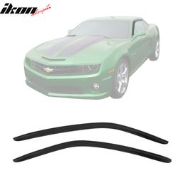 Fits 2010-2024 Chevy Camaro Acrylic Window Visors Sun Guard Rain Deflector 2Pc Set