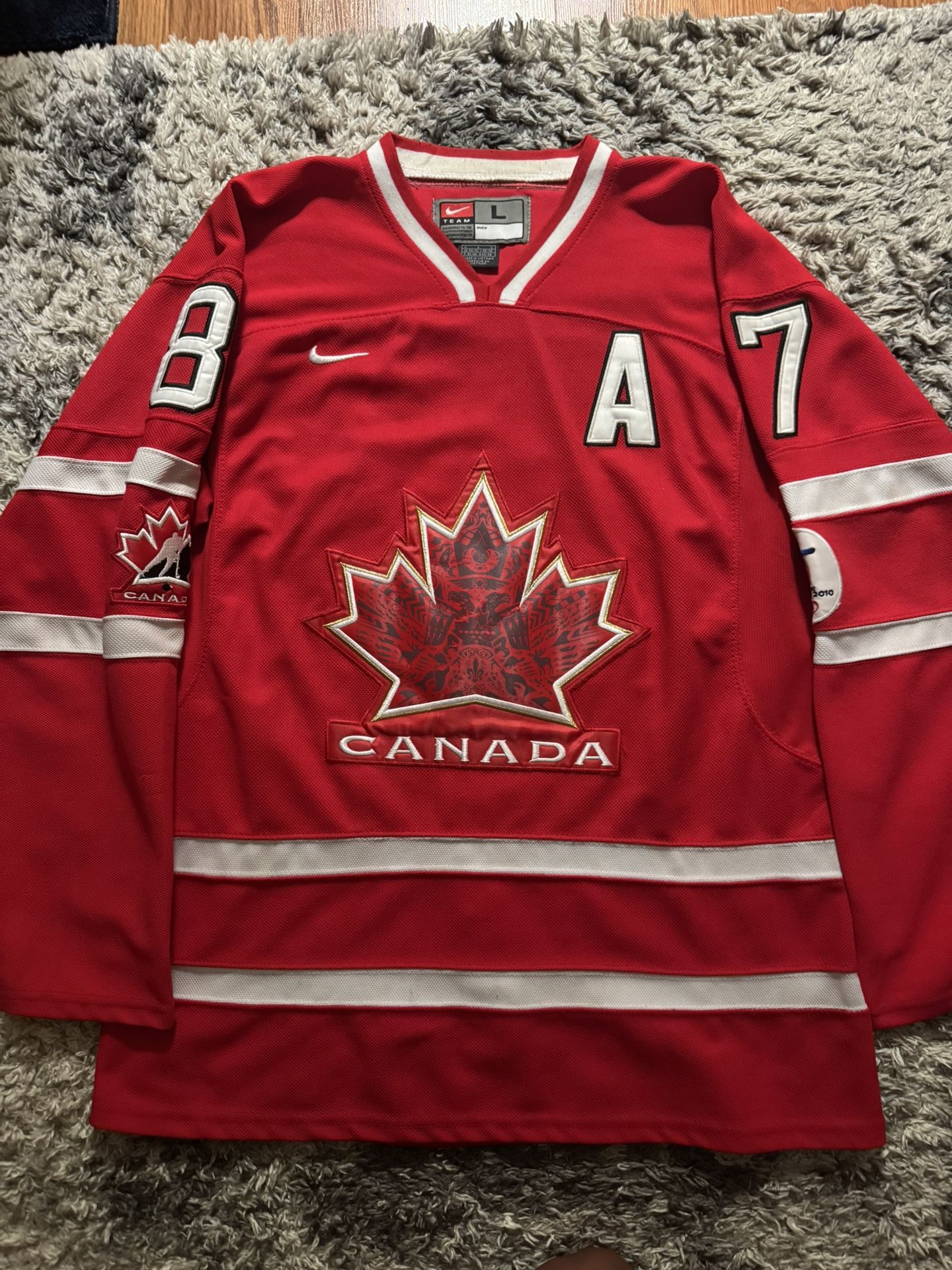 2010 Vancouver Olympics Sydney Crosby Jersey