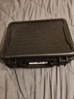 Pistol case with brinks lock