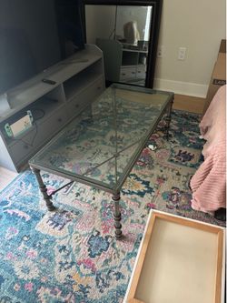 Grey coffee table