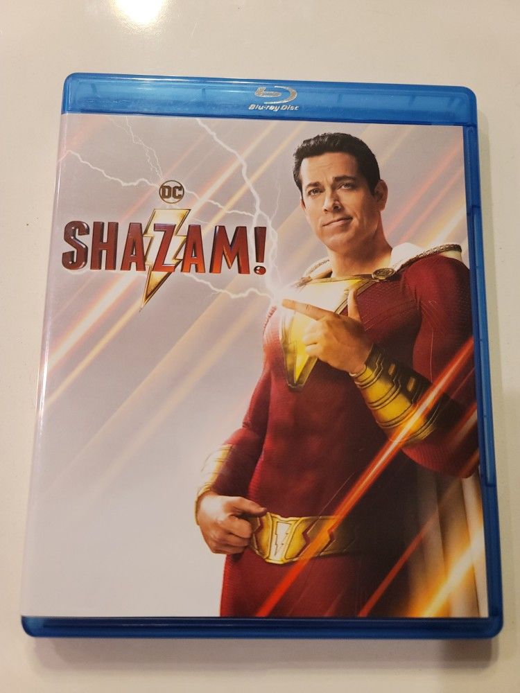 $5 BLU RAY.SHAZAM ! . $5 OR TRADE FOR A MOVIE TITLE I DO NOT ALREADY OWN. BLU RAY ONLY NO DIGITAL .