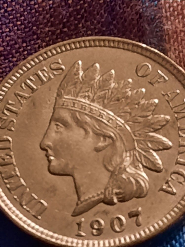 💫1907 Indian Head penny MS plus💫