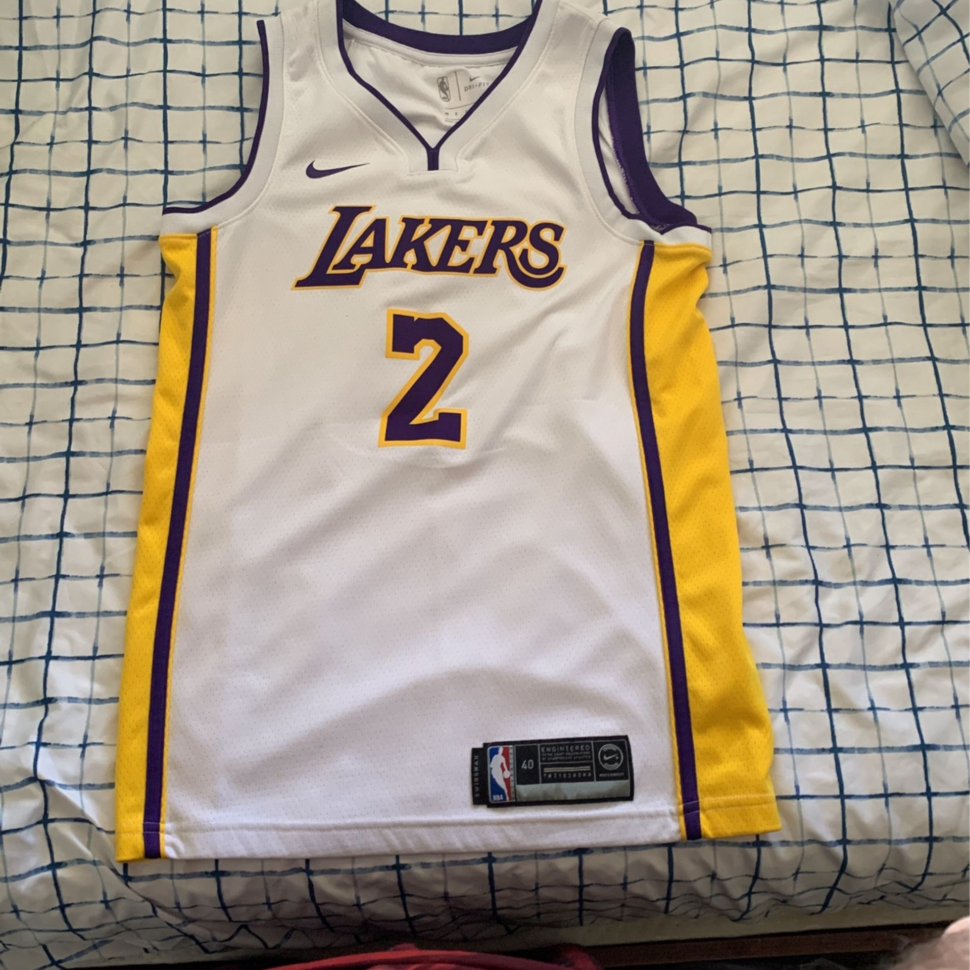 Lonzo Ball Lakers Jersey 