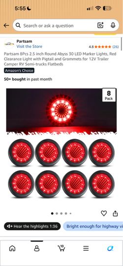 Semi truck lights