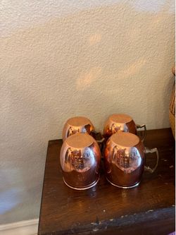 Copper mugs