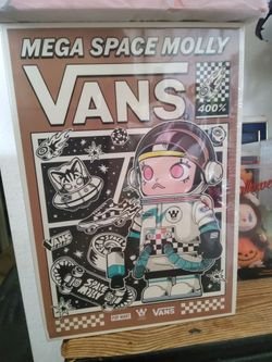 Sealed Vans 400% Space Molly Popmart exclusive