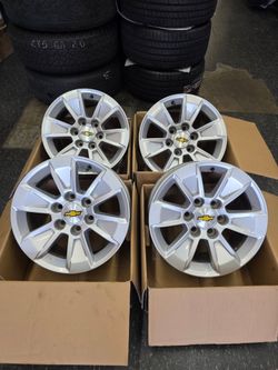 17"  CHEVY SILVERADO OEM rims