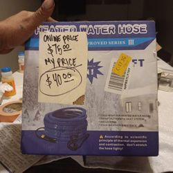 Heated Water Hose 30ft