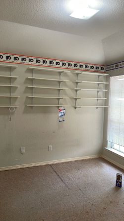 White wall shelf 77084 pick up