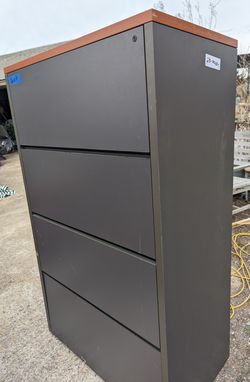 Lateral File Cabinet With Key Thumbnail