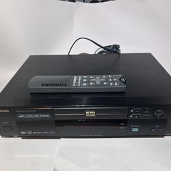 Toshiba DVD CD Player SD-5109 Twin Disc (2 disc) Tray System Tested Working COMES WITH REMOTE