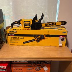 DEWALT FLEXVOLT 60-Volt MAX 16 in. Brushless Cordless Battery Powered Chainsaw (Tool Only)