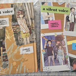 A silent voice Manga books 1 & 2