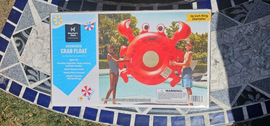 Inflatable Pool floating crab full size