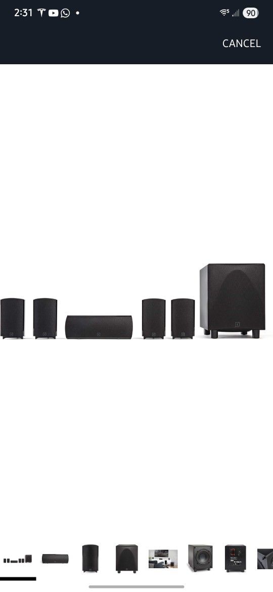 Definitive Technology 800 series 5.1 Surround Sound