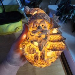 Light Up Santa Statue 