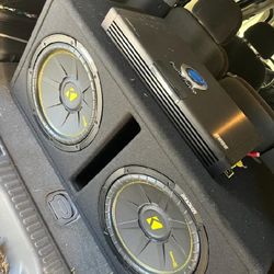 Kicker Subs And Amp