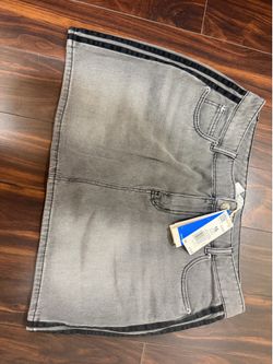 Adidas Adicolor 3-Stripes Denim Mini Skirt 100% Authentic