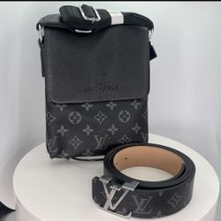 Messenger Bag And Belt Set 