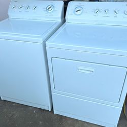 KENMORE 800 SERIES TOP LOAD WASHER & GAS DRYER WITH AGITATOR LIKE NEW