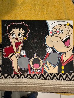Classic cartoon canvas