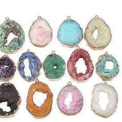 Natural Stone Pendants( Jewelry Making Supplies)
