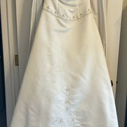 Bride Bridal Wedding Dress Gown Veil