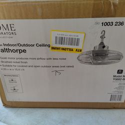 Home Decorators Calthorpe 20" Plug In Indoor / Outdoor Ceiling Fan