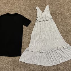 Almost New Lady’s Shirt And Skirt With Great Condition, Size XSmall