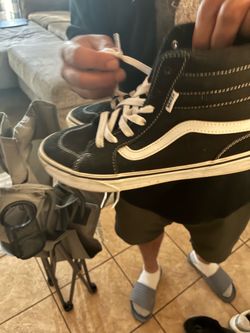 Vans SK8-Hi Black High-Top Sneakers size 7