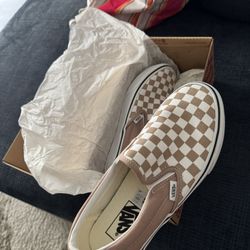 Vans Classic Slip On Beige