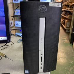 HP Pavilion 570-p0xx Desktop | Windows 11 Pro | Intel Core i5-7400 | 3.00 GHz | 256GB SSD | 8 GB 