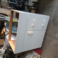 Vanity Cabinet And Upper Toilet Cabinet 50.00 Each 