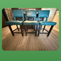 3 - Counter Height Bar Stools 