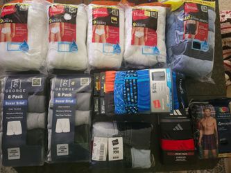 Boxer briefs Mens size XL, Various brands & styles