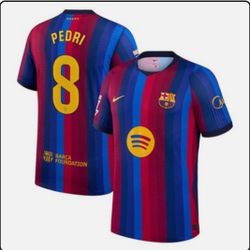 FC Barcelona Pedri #8 Nike Home Jersey