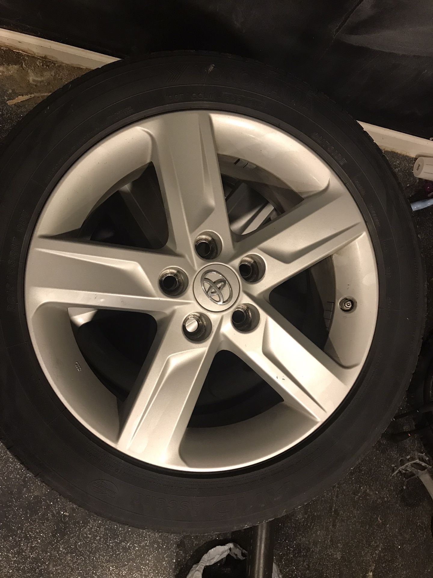 2013 Toyota Camry Stock 17” Rims And Tires