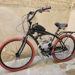 26-in Black Huffy Nel Lusso 80cc Beach Cruiser