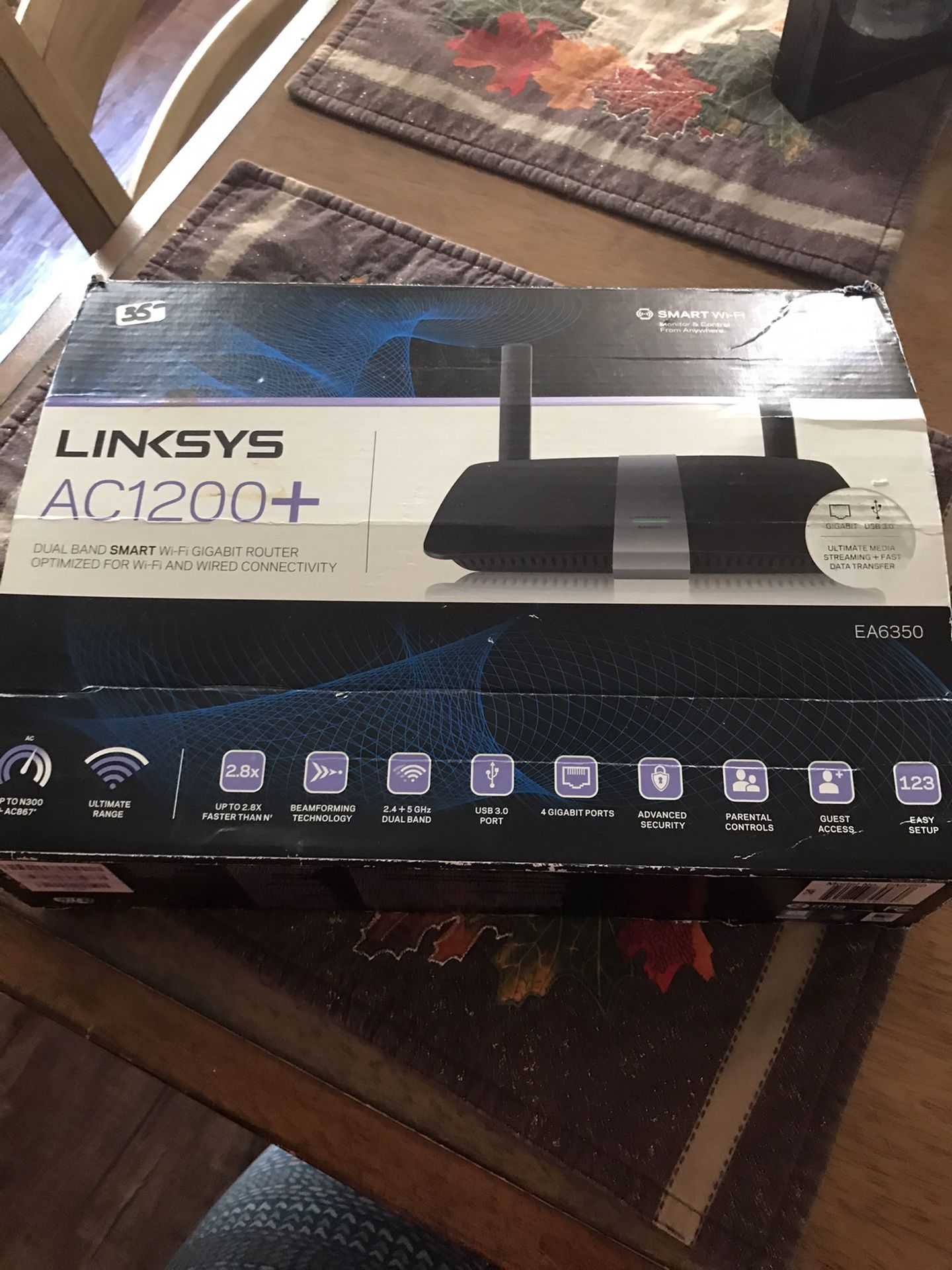 Linksys AC1200+ wifi gigabit router