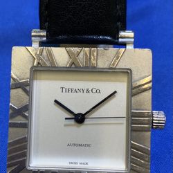 Tiffany Sterling Silver Man’s 34mm Quartz Watch