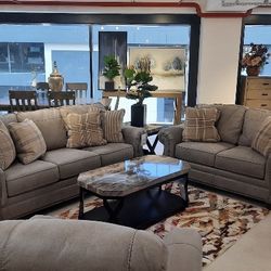 Olsberg Steel Living Room Set (Sofa Loveseat Couch Sectional Options 