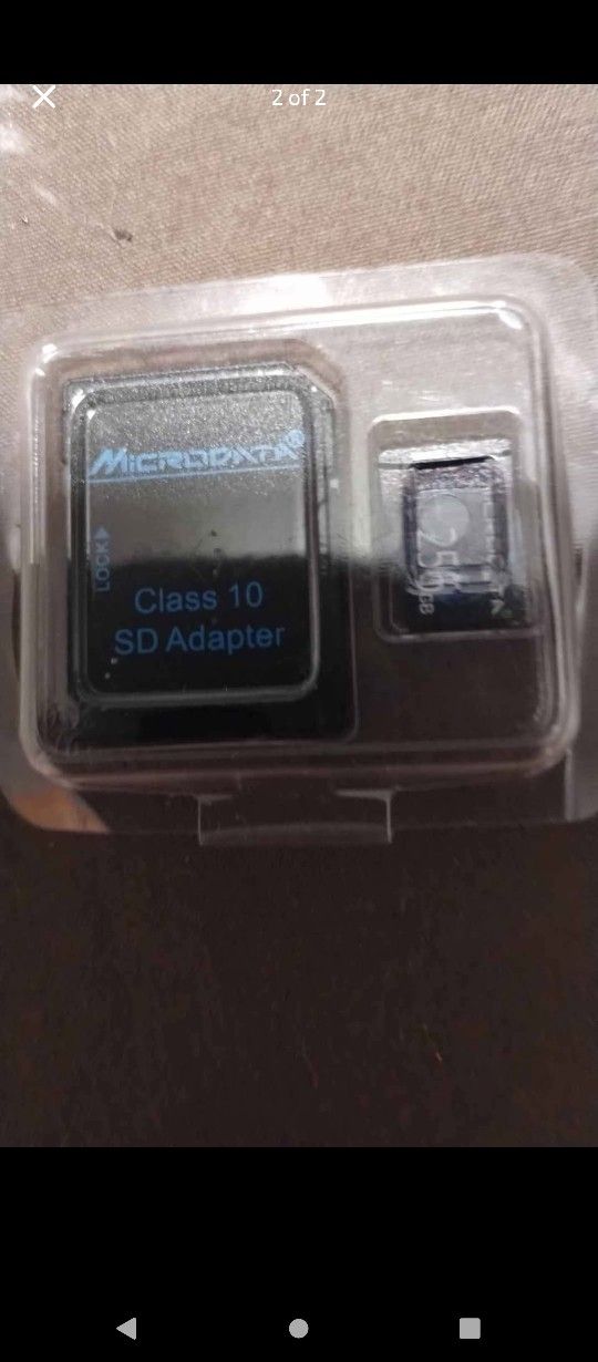 SD Card 256 GB + Adapter Roseville Ohio Pick Up Cash Or Chime Payment Only