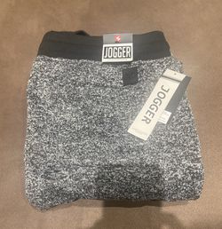 Marbled Black Joggers