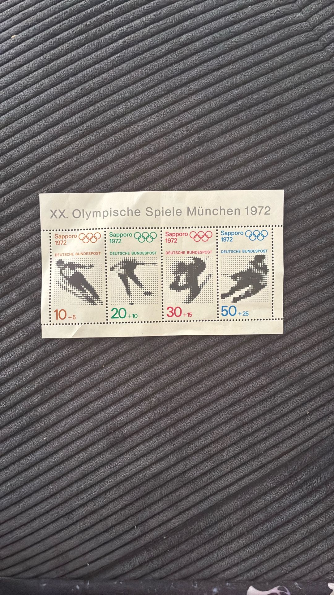 XX Olympische Spiele Munchen 1972 Stamp Set 