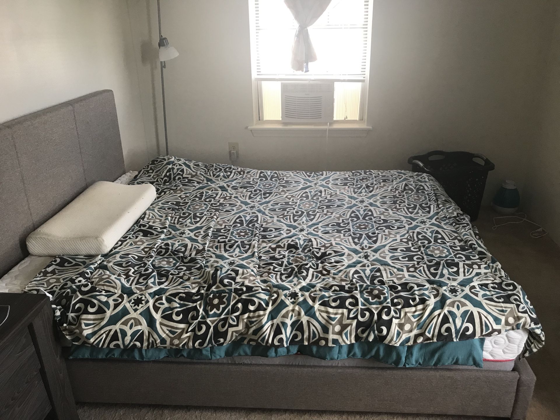Bob-O-Pedic Cirrus Gel Mattress with Bed Frame With Headboard